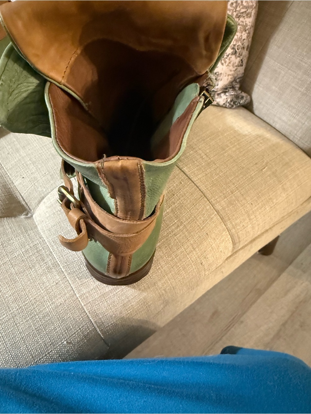 A.S.98 light green Emmerson Boots. Size 41 worn once or twice at the most - Picture 5 of 7